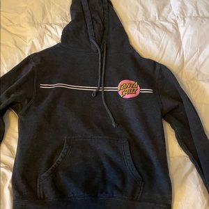 Dark grey Santa Cruz hoodie